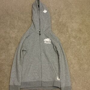Roots Kids Gray Zip-Up Hoodie